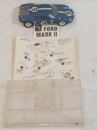 Vintage Amt Ford Mark Ii 1/43 Scale Mini Kit - Built