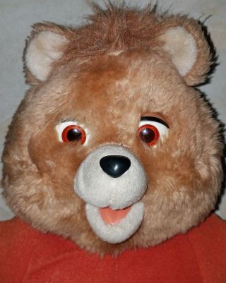 TEDDY RUXPIN BEAR VINTAGE 1985 Animated Talking Bear Toy BROKEN 518 2