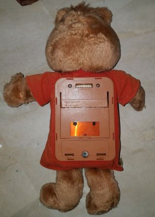 TEDDY RUXPIN BEAR VINTAGE 1985 Animated Talking Bear Toy BROKEN 518 3