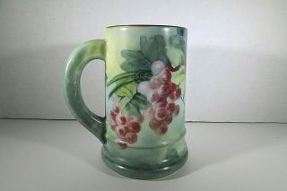 Vintage Limoges T&v France Porcelain Handled Steintankard Mug