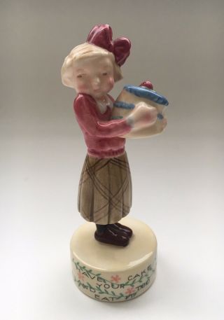 Mary Engelbreit Figurine Have Your Cake And Eat It Too 5.  5” Me Ink 1994