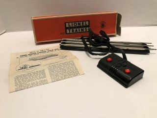 Antique Lionel Postwar Ucs Track Remote Control For " O " Track,  Inst.  & Ob