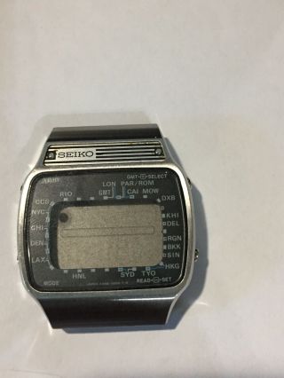 Vintage Seiko World Time Watch A358 - 5000 Parts