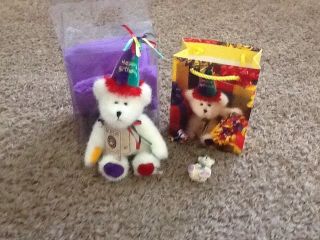 Boyds Bears Heartfilled Hugs Birthday 3 - Piece Gift Set -
