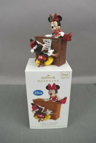 Hallmark Disney Ornament Mickey And Minnie A Merry Serenade From 2012