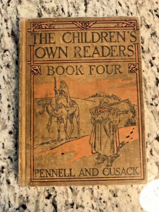1929 Antique Reading School Book " The Children 