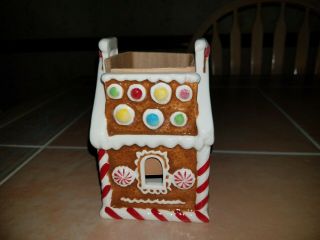 PartyLite Gingerbread House Candle Votive Holder Christmas Holiday 2