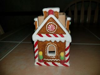 PartyLite Gingerbread House Candle Votive Holder Christmas Holiday 3