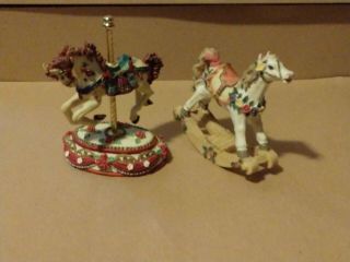 Small Rocking Horse Ceramic And Carousel Ceramic horse 2