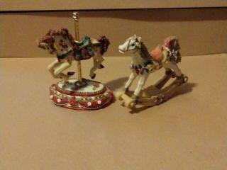 Small Rocking Horse Ceramic And Carousel Ceramic horse 3