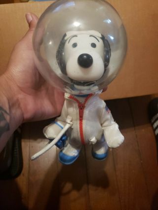 Vintage Snoopy Nasa Astronaut 1969 In Space Suit By United Feature Syndicate Inc