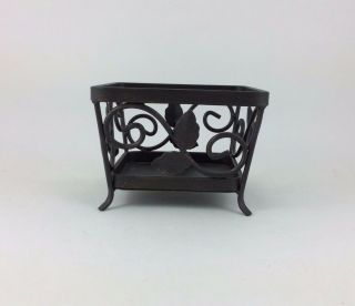 Longaberger Wrought Iron Seedling Or Candle Stand Box At Home Garden