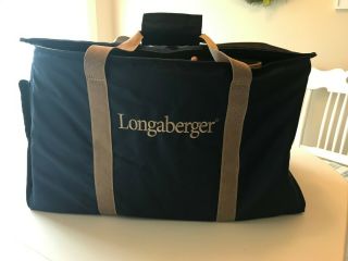 Longaberger Consultant Padded Tote Bag Side Handles Carry Protective Case