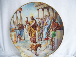 Royal Cornwall 1979 The Promised Land Let My People Go 9.  25 " Collector Plate