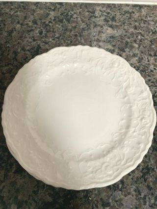 Set Of 8 Pope Gosser China Rose Point White Bread & Butter Plates 6 3/8” Wide