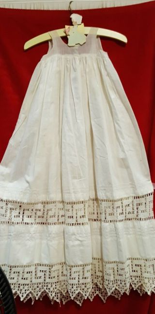 Gorgeous Antique White Wear/ Baby Petticoat 4 Bisque Dolls - Cotton,  Crocheted L