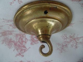Antique Brass Ceiling Hook/rose For Light Or Chandelier
