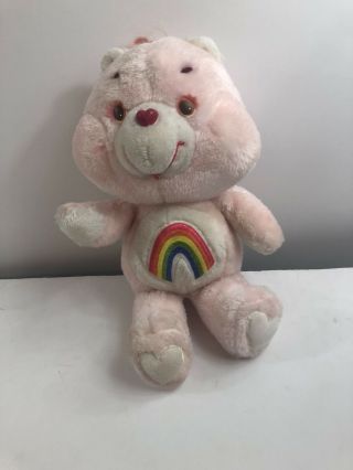 Kenner 1983 Vintage Care Bears Cheer Bear Bear Rainbow 13 " Plush Stuffed Animal