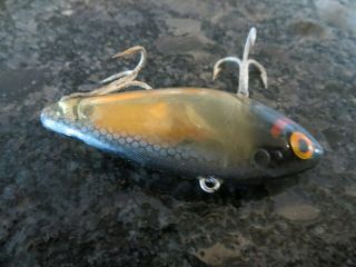 Vintage Texas Bomber Pinfish - Clear,  Blackhead Silverflash - 2 1/2 inch 5