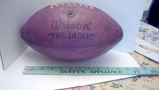 Old Wilson (the Duke) Leather Football