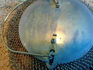 Antique Vintage Fishing Gear Trap Cricket Basket Bucket Woven Wire Metal 5