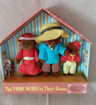 1979 Shackman The Three Bears In Their House,  {book Not Included} Pre - Owned