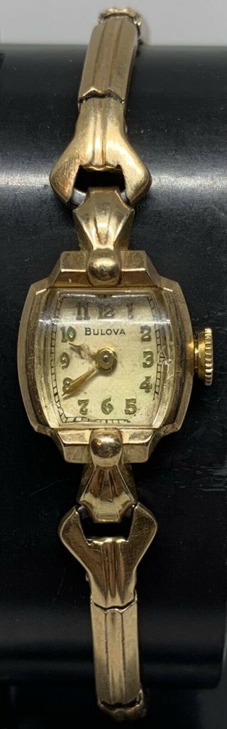 Vintage Gold Filled Bulova Women 