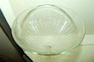 Vtg Antique W.  T.  Co Apothecary Pharmacy Ribbed Glass Funnel 8 Oz 2