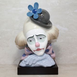 Lladro Figurine 5130 No Box Pensive Clown