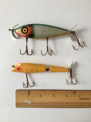 Vintage Fred Arbogast Hula Hoople Fishing Lure And Barracude Brand Lure St.  Pete