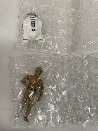 1997 Hallmark C - 3PO and R2 - D2 Miniature Star Wars Ornament EUC 4