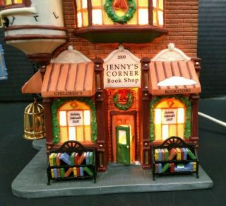 Jennys Corner Book Shop Department 56 Christmas In The City Series 2000 4