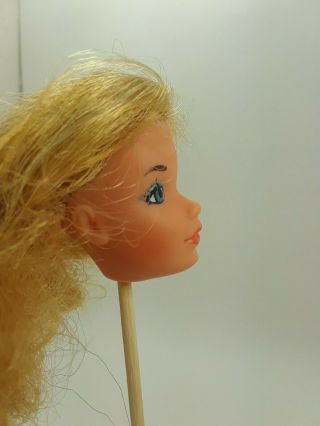 Vintage 1970s Quick Curl Barbie Doll Head Only Blonde 2
