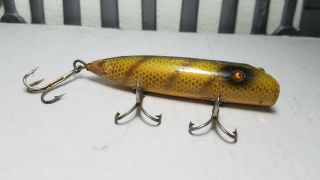Vintage/Antique South Bend Musk Oreno minnow lure Bass muskey tough scale 2