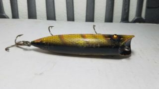 Vintage/Antique South Bend Musk Oreno minnow lure Bass muskey tough scale 4