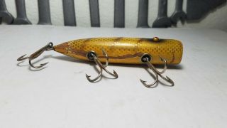Vintage/Antique South Bend Musk Oreno minnow lure Bass muskey tough scale 5