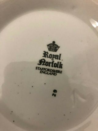 COLLECTORS: Royal Norfolk Wash Bowl And Water Jug $1 START 5