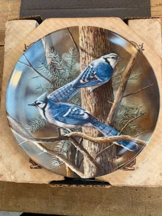 Knowles Bradford Collector Plate The Blue Jay