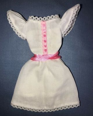 Vtg 1984 Barbie Doll My First Barbie 1875 Pink White Outfit Dress