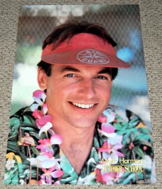 Mark Harmon Summer School Poster 1987 Westgraph Paramount Movie Hot Guy
