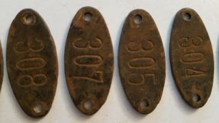 Antique Cabinet Numbers,  Approx 200
