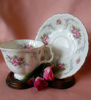 Vintage Royal Albert Tranquility Bone China Tea Cup & Saucer England