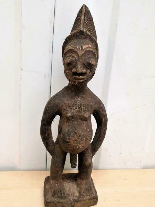 Old Tribal Yoruba Ibeji Figure Nigeria Africa Fes - Lcy 1403 (210g)