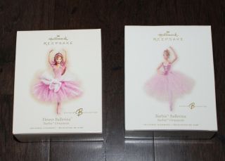 (10) HALLMARK KEEPSAKE Barbie Christmas Ornaments BALLERINA Ballet Prima 4