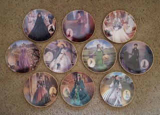 Gone With The Wind: The Costuming Of A Legend.  Set Of 10 Numbered Plates