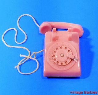 Barbie Doll Suburban Shopper 969 Pink Telephone Htf Vintage 1960 