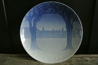 Bing & Grondahl (b&g) Christmas Plate 1904 View Of Copenhagen From The Fred Hill