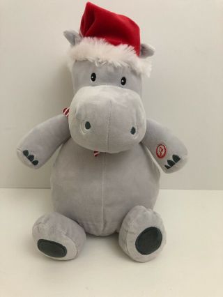 Hallmark I Want A Hippopotamus For Christmas Musical Plush Stuffed Animal