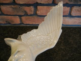 Ceramic Egret Heron and Cattail Figural Candle Holder by Fitz & Floyd 1 6