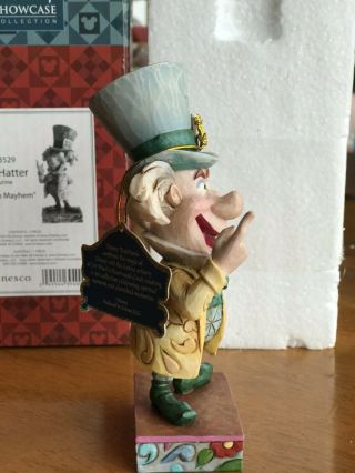 Disney Traditions Jim Shore Figurine Alice Wonderland Mad Hatter Mad Cap Mayhem 2